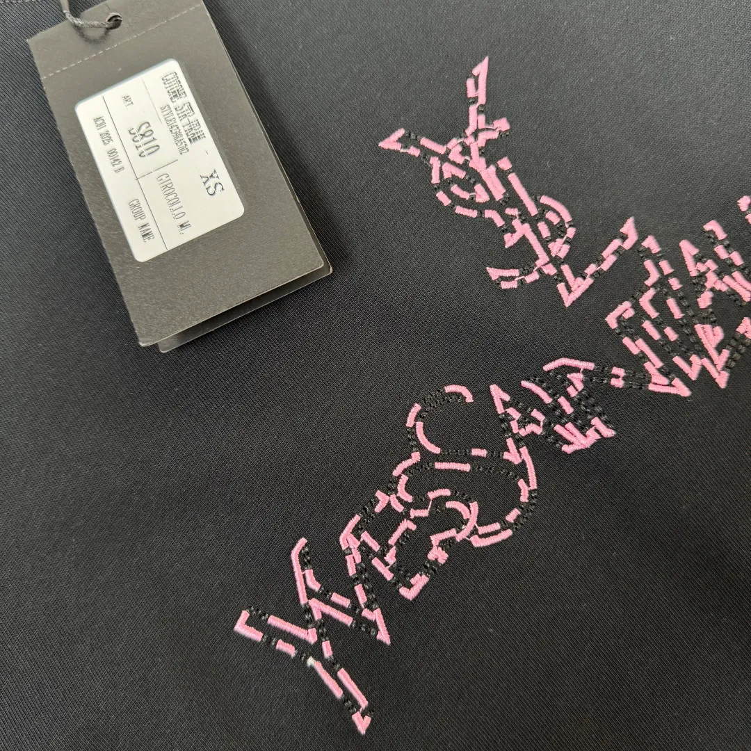 85💰 C⭐️YSL 26 New Arrival T ～ Same Style～ Premium ！ logo ，Premium ， ， ， 🔥 ， ， ， ， ， ， ！！ ：Black Size：XS S M L（OS ）